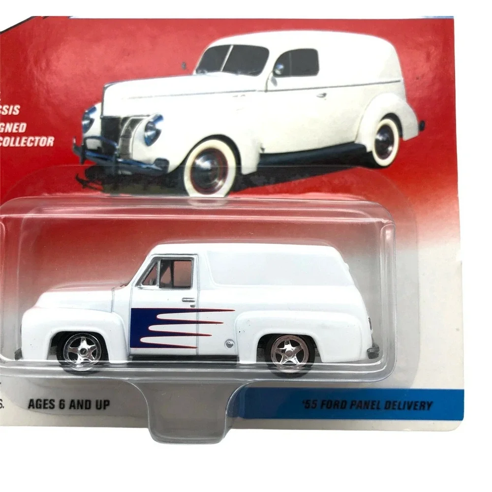 Johnny Lightning 1955 '55‎ Ford Panel Delivery Vehicle White Diecast 1/64 Scale